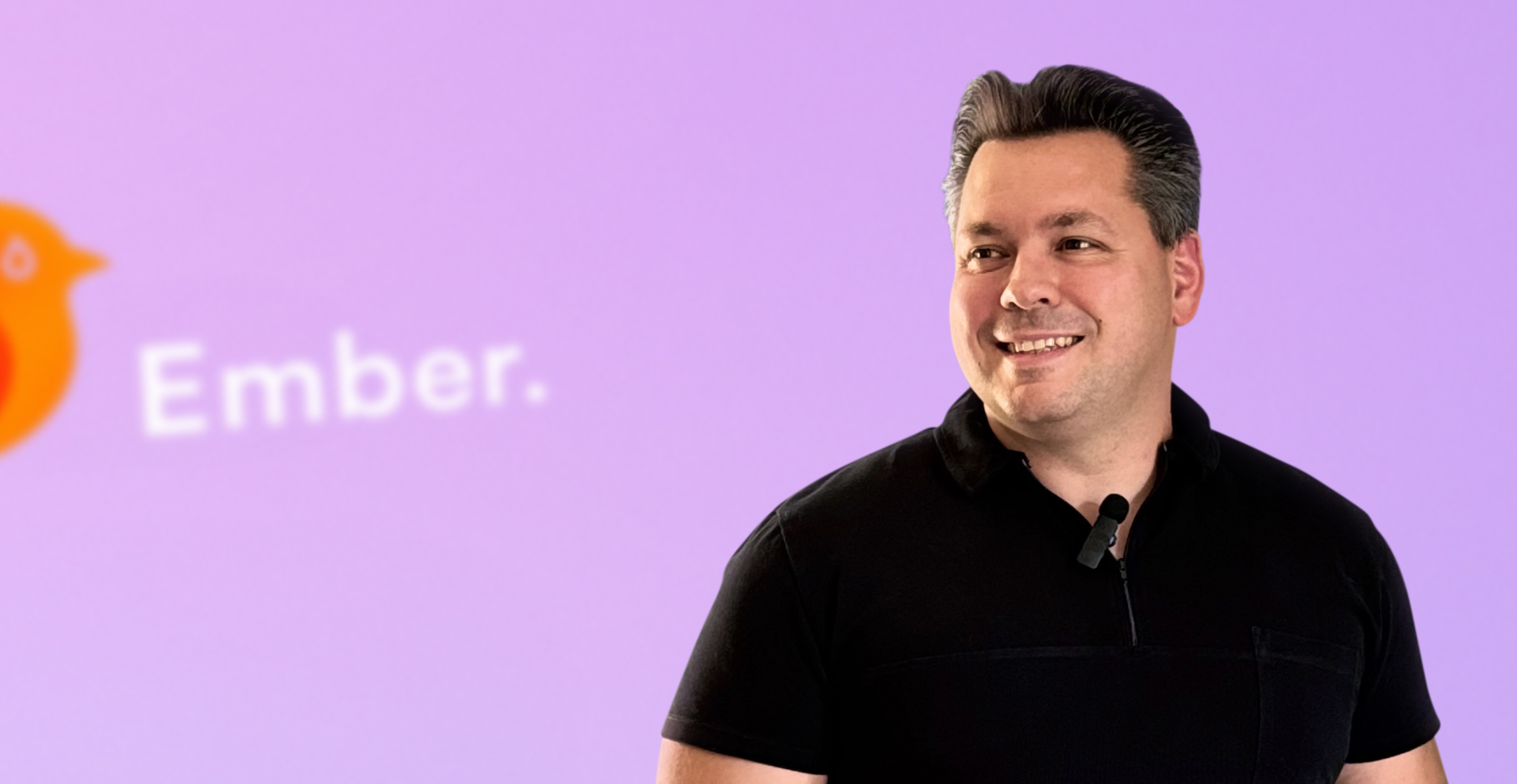 Joffroy présentant la vision d'Ember