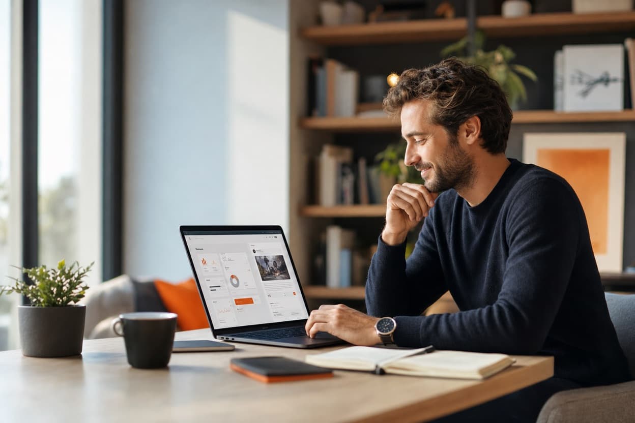 Fondateur préparant son histoire Ember