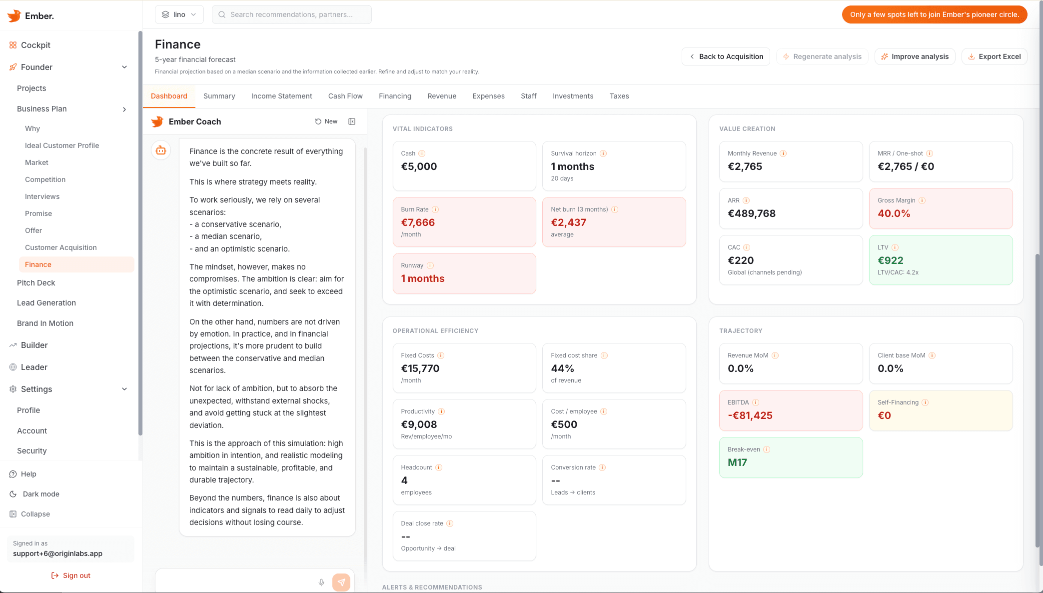 Ember Finance module