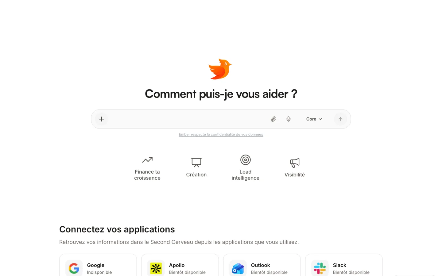 Ember home: the composer, the modules and the apps to connect